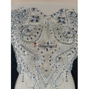 Samantha - Rhinestone Bodice Applique 