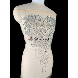 Samantha - Rhinestone Bodice Applique 