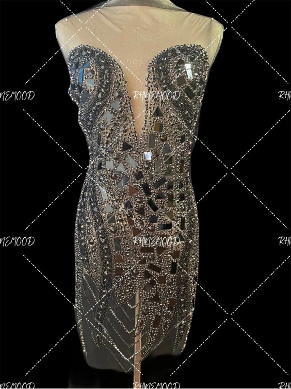 Shine2.0 - Mirror Rhinestone Bodice Applique