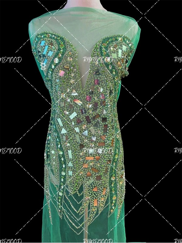 Shine2.0 - Mirror Rhinestone Bodice Applique 