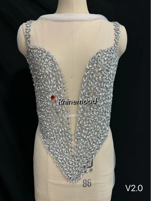 Stella - Rhinestone Bodice Applique