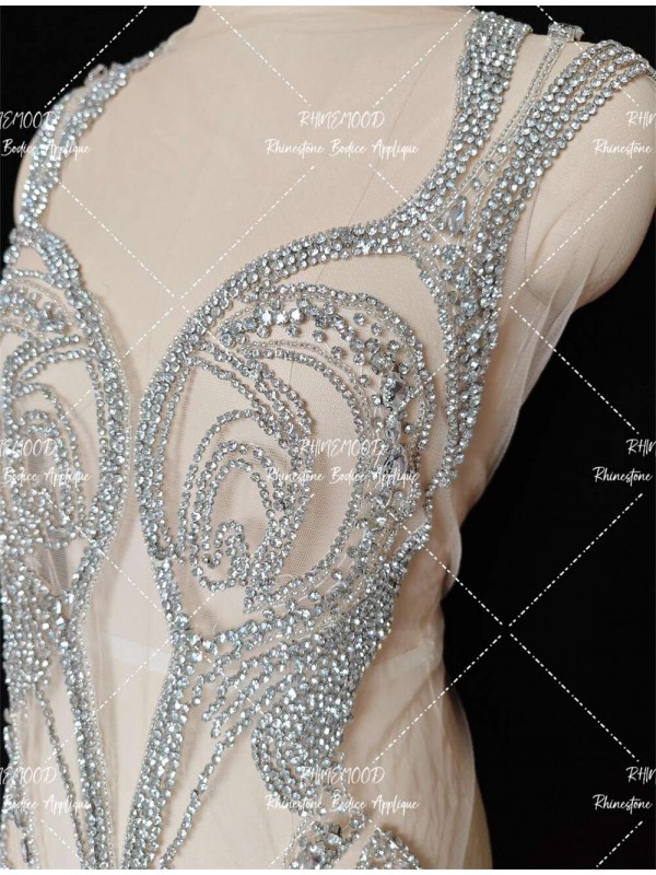 Zoey - Rhinestone Bodice Applique 